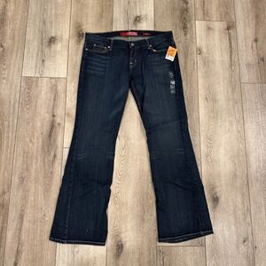Guess Jeans‎ Womens 32 Straight Leg Dark Wash Mid Rise Denim 90s Y2K Fit 36x32